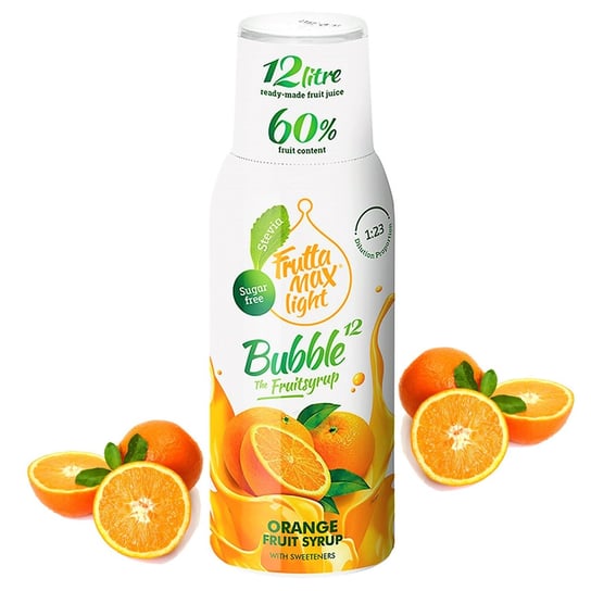 Syrop Pomarańcza Light Fruttamax 60% Owoców Na 12 Litrów ! FruttaMax