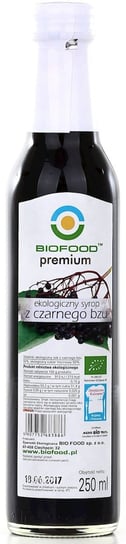 SYROP Z CZARNEGO BZU BIO 250 ml - BIO FOOD Bio Food