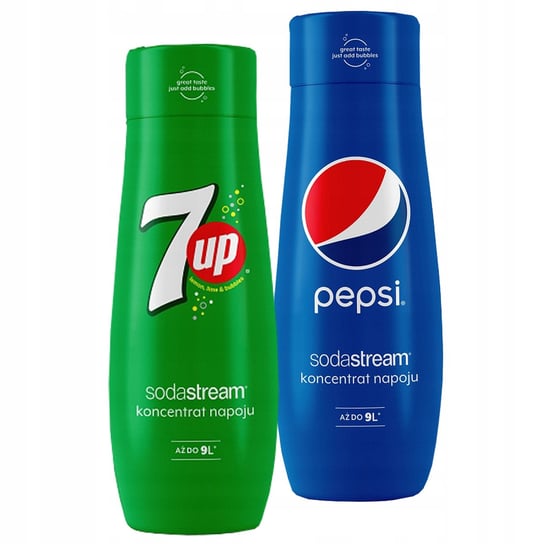 Syropy do saturatora Sodastream Pepsi + 7UP SodaStream