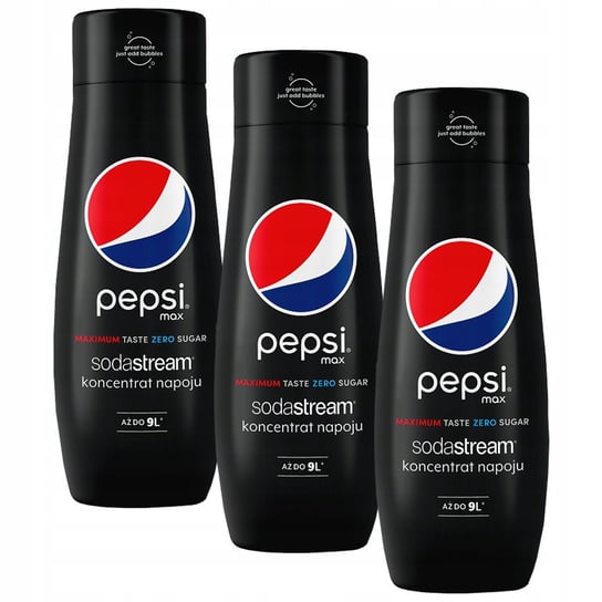 Syropy SodaStream koncentrat Pepsi Max 440ml 3 szt SodaStream