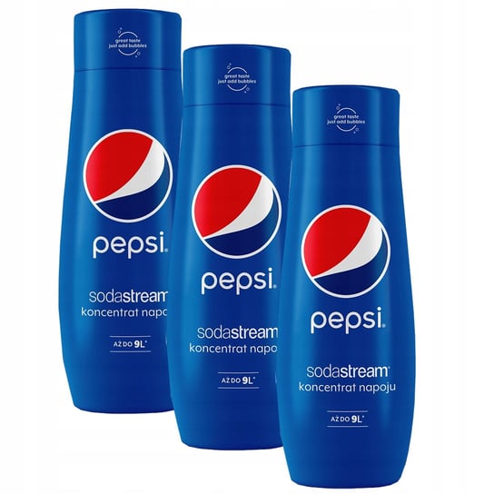 Syropy SodaStream koncentrat saturator Pepsi 3 szt SodaStream