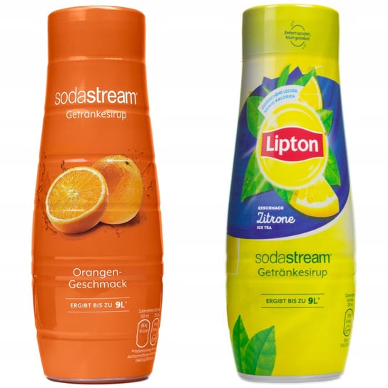 Syropy Sodastream Pomarańcza Lipton Cytryna 440 Ml SodaStream
