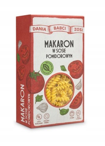 SYS Makaron w sosie pomidorowym 180g Inny producent