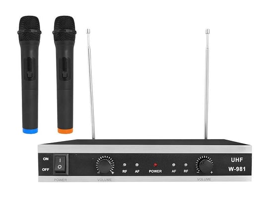 System mikrofonów bezprzewodowych LTC MIC02 2x mikrofon + stacja LTC