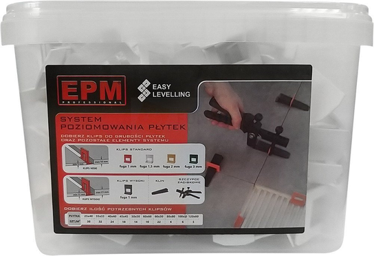 System Układania Płytek Easy Leveling 200 Klipsów 1,5Mm - EPM | Sklep ...