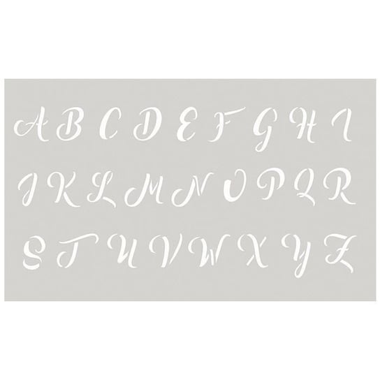 Szablon 12 x 20 cm - Wielki alfabet nr 3 Inna marka
