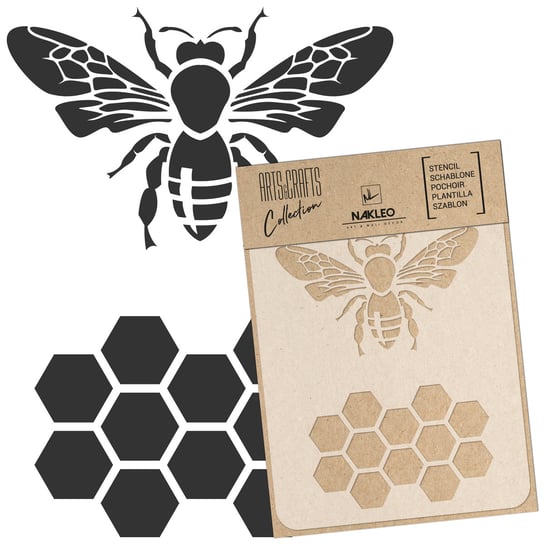 Szablon malarski, A4, pszczoła Nakleo