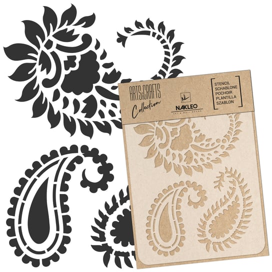 Szablon Malarski Scrapbooking – Craft // Paisley // A5 Nakleo