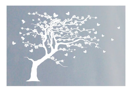 SZABLON MALARSKI WIELORAZOWY 140x100cm wiśnia drzewa Naklejkolandia