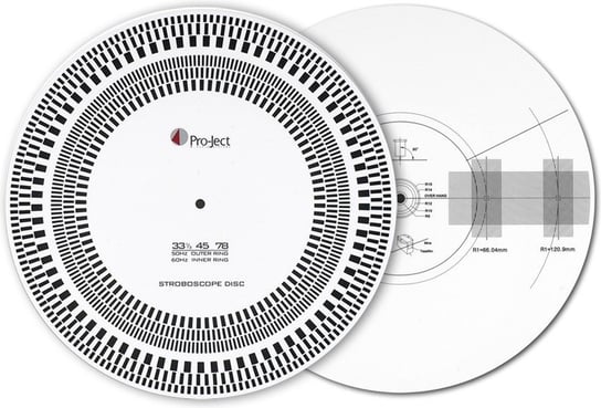 Szablon Pro-Ject Strobe it + dysk stroboskopowy Pro-Ject