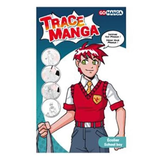 Szablon śledzenia mangi „Schoolboy” z GO MANGA Inna marka