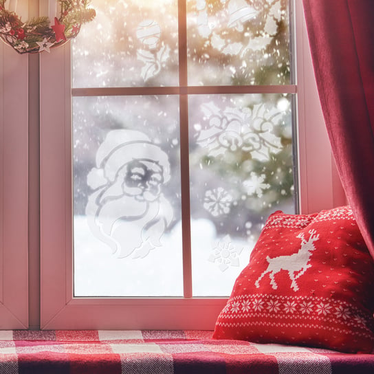 Szablony świąteczne do sztucznego śniegu #1, 5 sztuk Nakleo