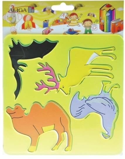 Szablony Zwierzęta 4 Wzory Zabawka Dla Dzieci Trifox
