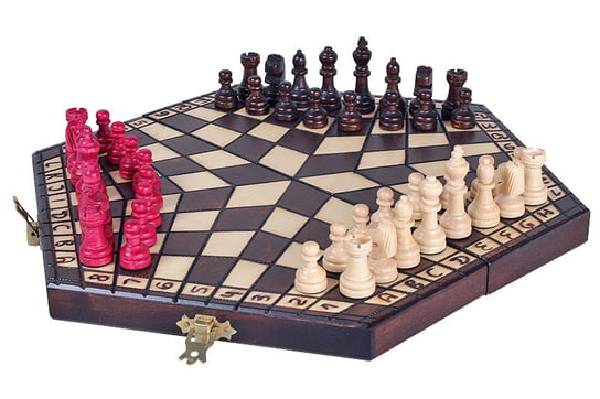 Szachy Dla Trójki Graczy (32X28Cm) - Rodzinna Zabawa Sunrise Chess & Games Sunrise Chess & Games
