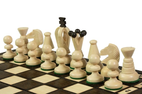 Szachy Królewskie Małe (30X30Cm) Jaworowe, Ozdobne Sunrise Chess & Games Sunrise Chess & Games