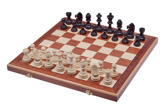 Szachy Turniejowe Nr 7 Intarsjowane, gra logiczna, Sunrise Chess & Games Sunrise Chess & Games