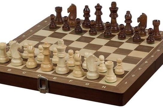Szachy turniejowe Sunrise nr 3 Exclusive (30x30cm) orzech/klon Sunrise Chess & Games