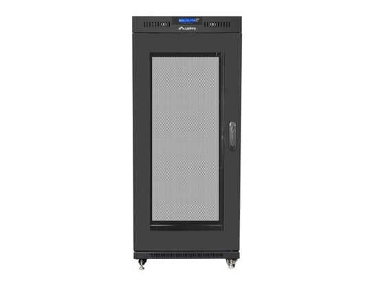 Szafa instalacyjna rack stojąca 19 27U 600x800 czarna, drzwi perforowane LCD (Flat Pack) Inna marka