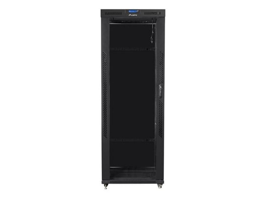 Szafa instalacyjna rack stojąca 19 42U 800x1000 czarna, drzwi szklane LCD (Flat pack) Inna marka