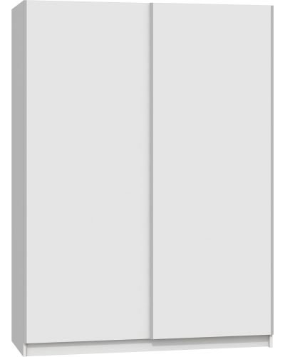 Szafa przesuwna TOPESHOP Eva, biała mat, 205x150x58 cm Topeshop