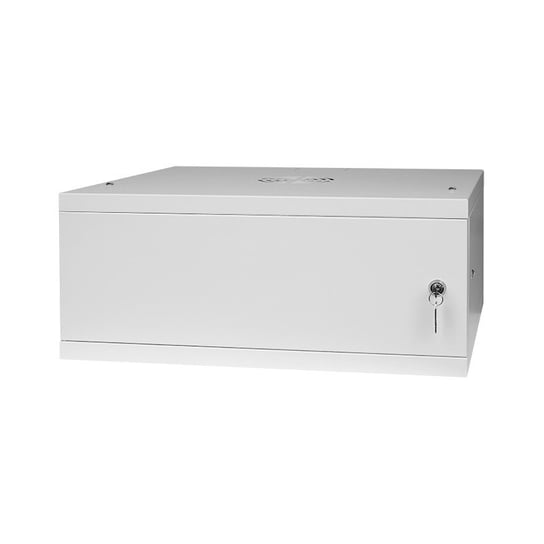 Szafa Rack 19'' 4U 600X450Mm Szara Drzwi Stalowe do systemów alarmowych i lokalnych sieci LAN Spacetronik