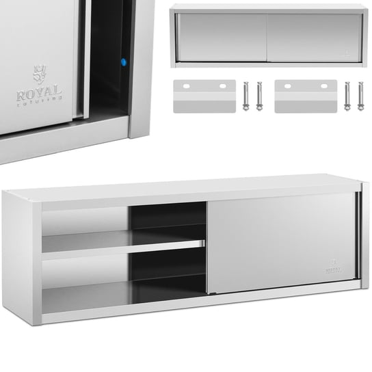 Szafa ścienna gastronomiczna z drzwiami przesuwanymi STAL 200 x 45 x 60 cm Inna marka