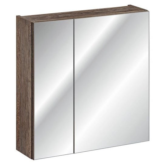 Szafka Glami Kolor Ciemny Brąz Styl Klasyczny Hakano - Bathroom/Hgcabinet/Com/Glami/Darkoak/60X17X65 Flhf