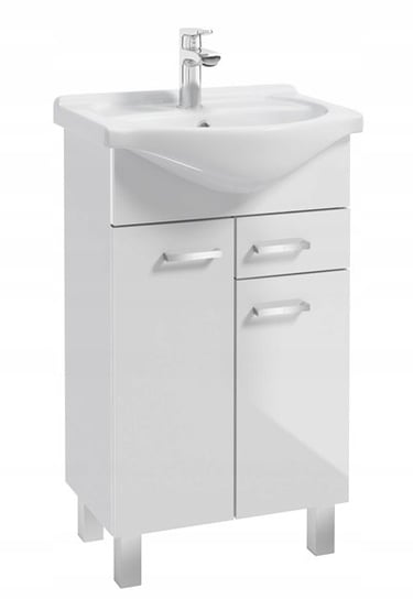 Szafka łazienkowa stojąca z umywalką 50 MEA biała Deftrans/Onas