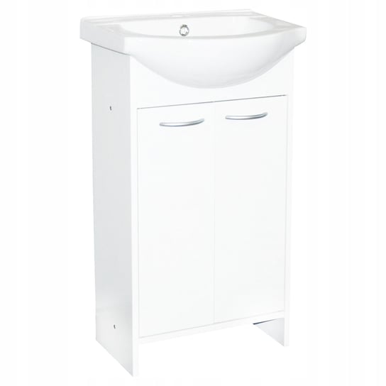 Szafka łazienkowa stojąca z umywalką 50 Praxis biała Deftrans/Onas