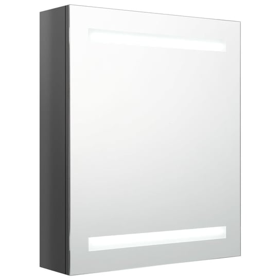 Szafka łazienkowa z lustrem i LED 50x14x60 cm, sza Zakito Europe