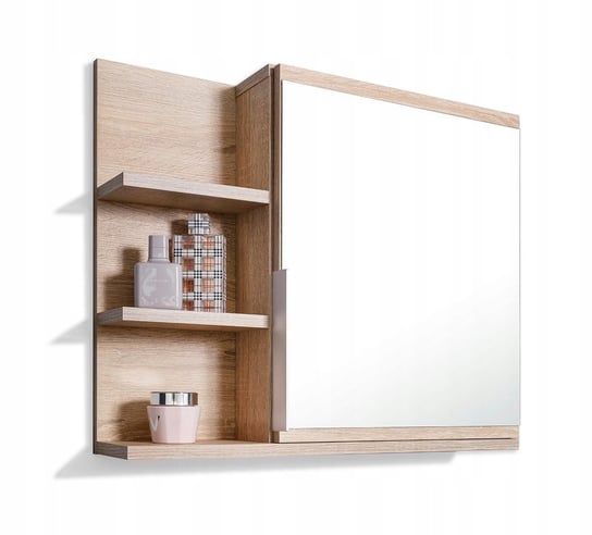 Szafka łazienkowa z lustrem lewa, DOMTECH, dąb sonoma, 60x50x14,1 cm DOMTECH