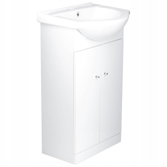 Szafka łazienkowa z umywalką 50 stojąca biała Nice Deftrans/Onas