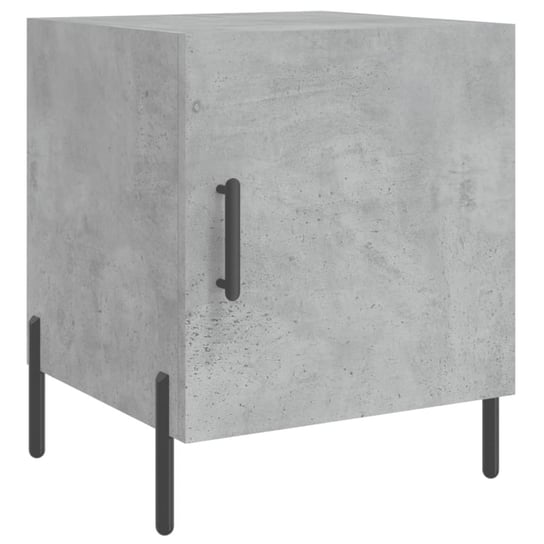 Szafka nocna beton 40x40x50cm, drewno, metal Inna marka