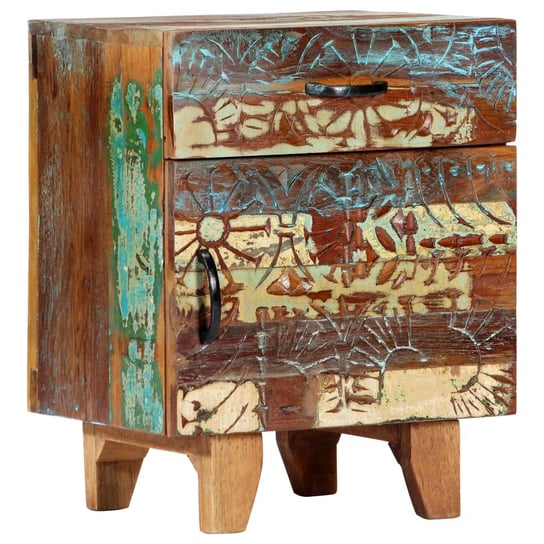 Szafka nocna drewniana vintage, 40x30x50 cm, kolor Inna marka