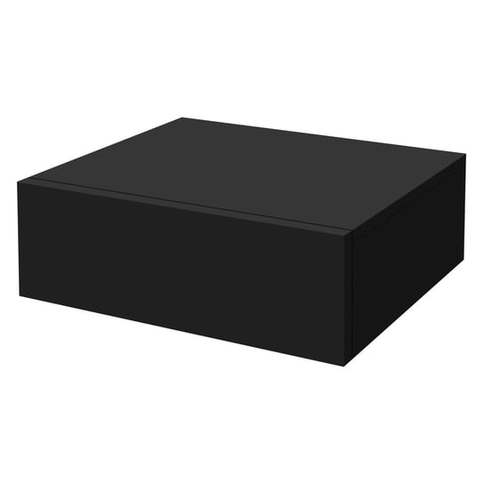 Szafka nocna wisząca 46x30x15 cm czarny mat z MDF z szufladą ML-Design ML-DESIGN