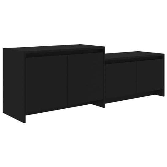 Szafka pod TV 146,5x35x50 cm, czarna Zakito Europe