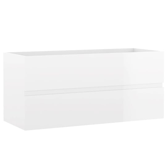 Szafka pod umywalkę - biała, 100x38,5x45 cm / AAALOE Inna marka