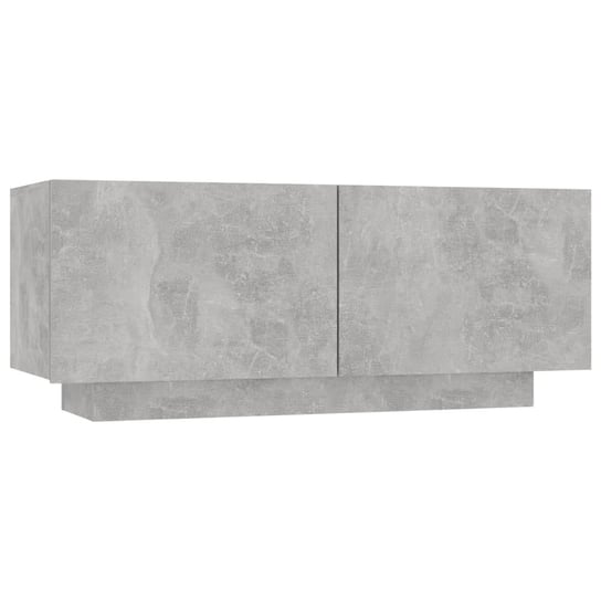 Szafka RTV 100x35x40 cm, szarość betonu / AAALOE Zakito