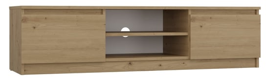 Szafka RTV 140 Malwa Dąb Artisan Stolik Pod Telewizor Tv 140X40X36 Cm Topeshop Topeshop