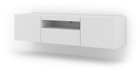 Szafka RTV AURA 150 uniwersalna biały mat BIM Furniture