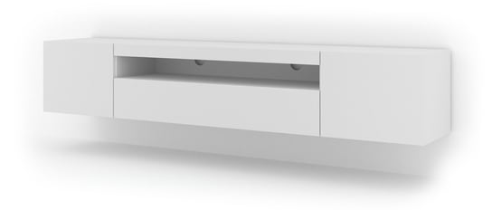 Szafka RTV AURA 200 stojąca wisząca biały mat BIM Furniture