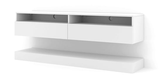Szafka RTV DUO 160 cm wisząca biały mat BIM Furniture
