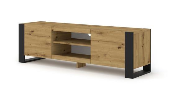Szafka RTV komoda MONDI 158 cm dąb artisan stojąca BIM Furniture