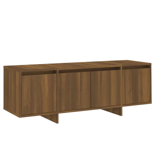 Szafka TV 4-drzwiowa Brązowy Dąb 120x30x40,5 cm Zakito Europe