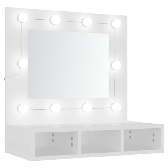 Szafka z lustrem LED 60x31,5x62cm, biały Zakito Europe