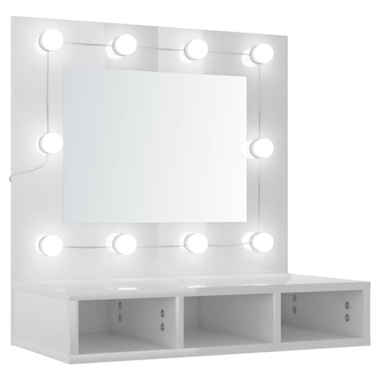 Szafka z lustrem LED biały 60x31,5x62cm Zakito Europe