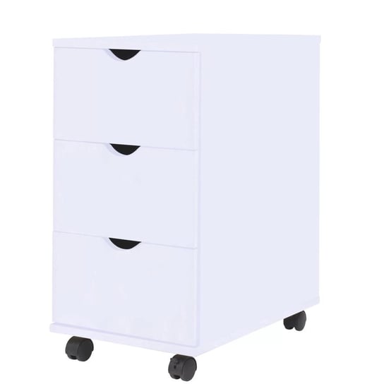 Szafka z szufladami vidaXL, biała, 33x45x60 cm vidaXL