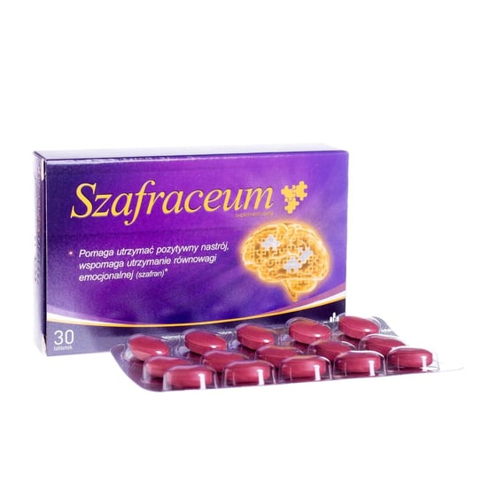 Szafraceum suplement diety, 30 tabletek LEK-AM