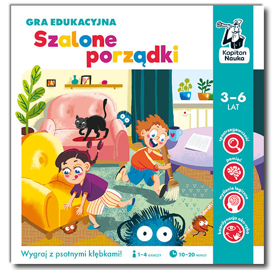 Szalone porządki Gra edukacyjna Kapitan Nauka Edgard