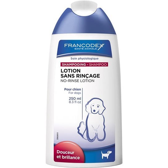 Szampon bez spłukiwania dla psów FRANCODEX, 250 ml . Francodex